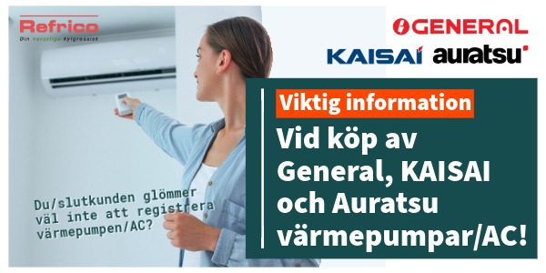 Registrera din v&auml;rmepump
